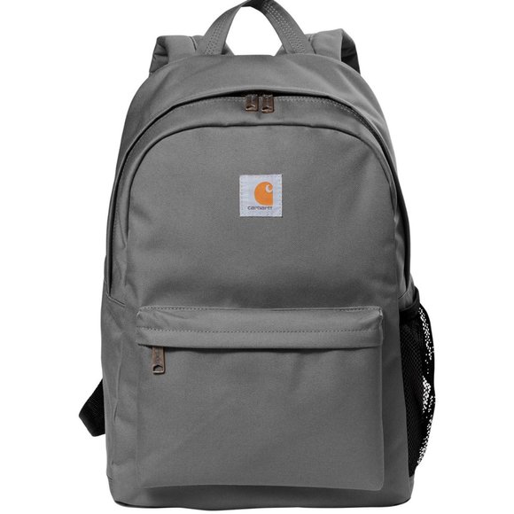 (NWT) Carhatt Canvas Backpack Work School Travel Heavyduty Bookbag Grey - Picture 1 of 7